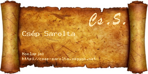 Csép Sarolta névjegykártya